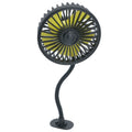 F408 Car Silicone Hose Fan Multi-Angle Adjustment USB Fan, F408