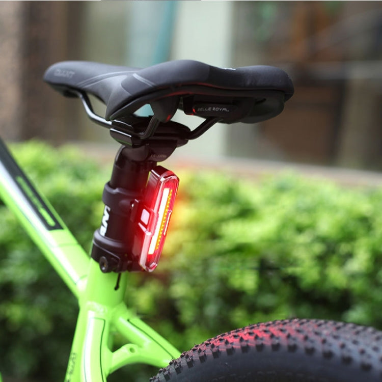Bicycle Light USB Charging LED Warning Light Night Riding COB Tail Light, Specification:, 7505C Red White Blue Light, 7505A Single Red Light, 7505B Red White Light, 7505 Red Blue Light