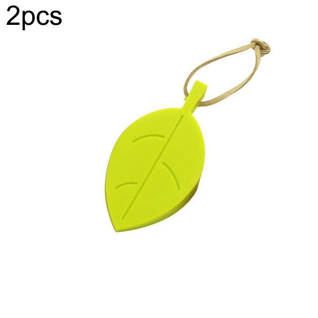 2 PCS Creative Leaf Silicone Door Stop Child Anti-pinch Security Door Crash Pad