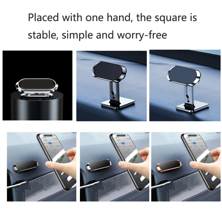 2 PCS Multifunctional Car Phone Holder Magnetic Suction Instrument Panel Navigation Suction Cup Holder, S17 Black, S17 Silver, F6 Black
