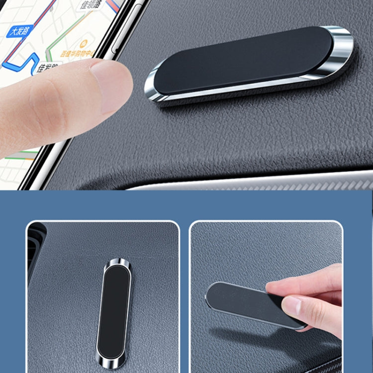 2 PCS Multifunctional Car Phone Holder Magnetic Suction Instrument Panel Navigation Suction Cup Holder, S17 Black, S17 Silver, F6 Black