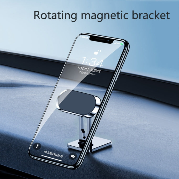 2 PCS Multifunctional Car Phone Holder Magnetic Suction Instrument Panel Navigation Suction Cup Holder, S17 Black, S17 Silver, F6 Black