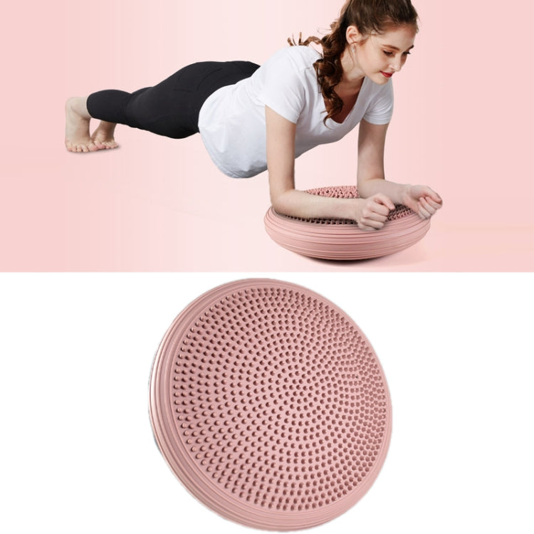 Yoga Balance Mat Foot Massage Balance Ball Ankle Rehabilitation Training Device, 34cm Brown, 34cm Orange, 34cm Red, 34cm Rose Red, 34cm Purple, 34cm Blue, 34cm Green