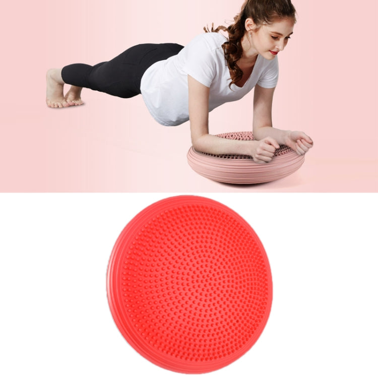 Yoga Balance Mat Foot Massage Balance Ball Ankle Rehabilitation Training Device, 34cm Brown, 34cm Orange, 34cm Red, 34cm Rose Red, 34cm Purple, 34cm Blue, 34cm Green
