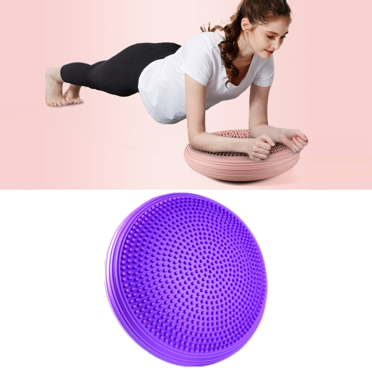 Yoga Balance Mat Foot Massage Balance Ball Ankle Rehabilitation Training Device, 34cm Brown, 34cm Orange, 34cm Red, 34cm Rose Red, 34cm Purple, 34cm Blue, 34cm Green