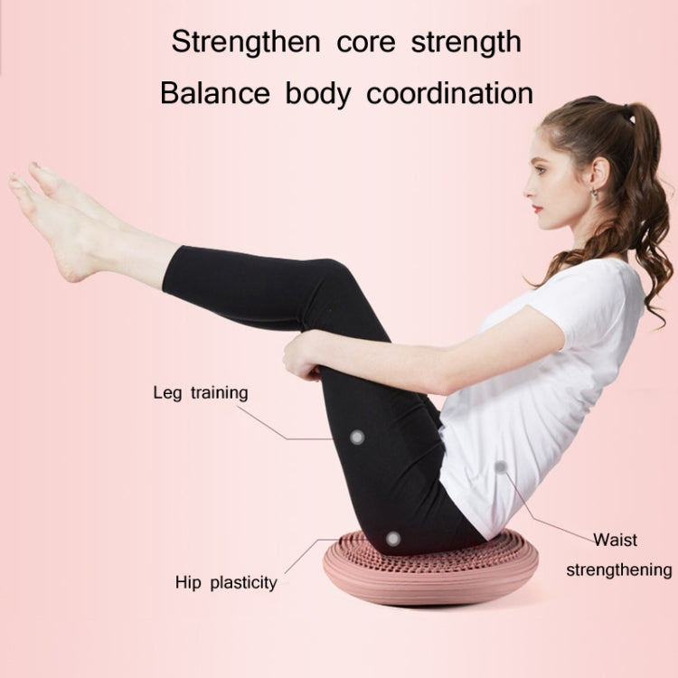 Yoga Balance Mat Foot Massage Balance Ball Ankle Rehabilitation Training Device, 34cm Brown, 34cm Orange, 34cm Red, 34cm Rose Red, 34cm Purple, 34cm Blue, 34cm Green
