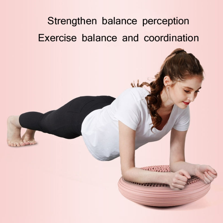 Yoga Balance Mat Foot Massage Balance Ball Ankle Rehabilitation Training Device, 34cm Brown, 34cm Orange, 34cm Red, 34cm Rose Red, 34cm Purple, 34cm Blue, 34cm Green