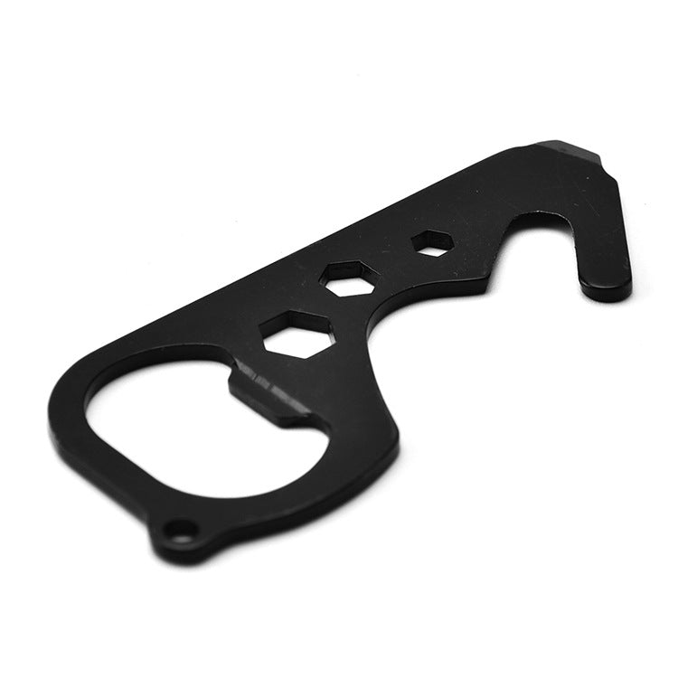 Multifunctional Card Type Tool Card Bottle Opener Screwdriver Keychain Portable Can Opener, 10 PCS Card Type