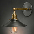 Antique Pure Copper Single-head Wall lamp Living Room Vintage Fashion Bar Lamp without Bulbs, 22cm, 24cm, 26cm, 30cm
