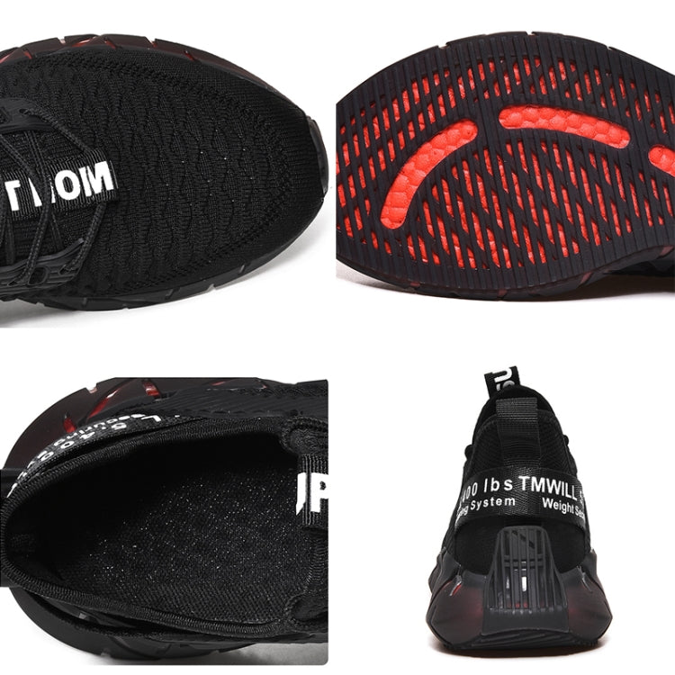 Men Lightweight Breathable Mesh Sneakers Flying Woven Casual Running Shoes, 38, 39, 40, 41, 42, 43, 44, 45