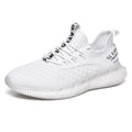 Men Lightweight Breathable Mesh Sneakers Flying Woven Casual Running Shoes, 46