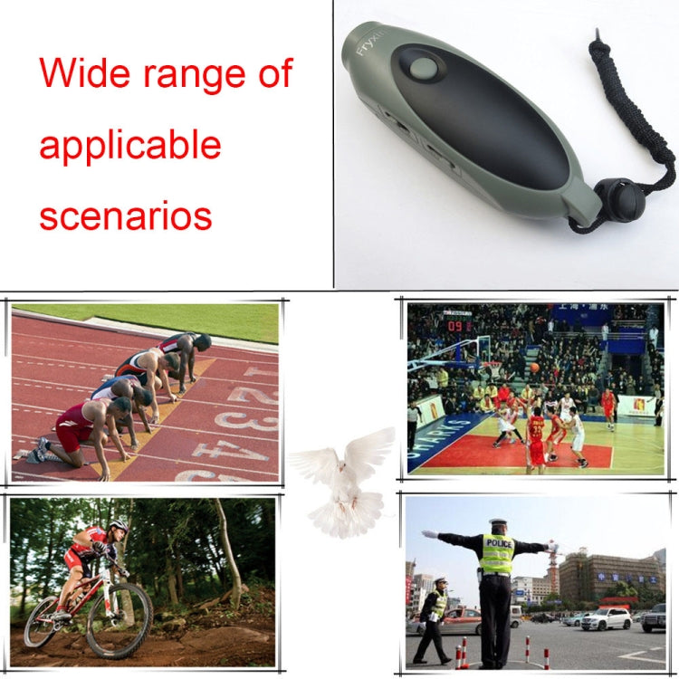 Fryxinte XT-7DS3 Adjustable High Decibel Sports Referee Electronic Whistle Emergency Rescue Training Whistle