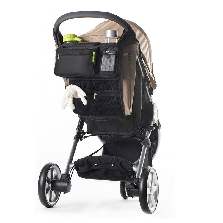 Baby Stroller Storage Hanging Bag Large Capacity Storage Bag Foldable Storage Basket Hanging Bag, Stroller Storage Bag