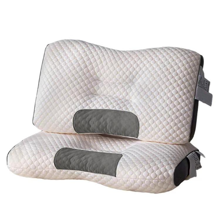 Neck-Protecting Knitted Non-Collapse Pillow Home Partition Massage Pillow, Low, Medium, High