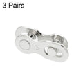 3 Pairs 6/7/8 Speed (Silver) ZH405 Mountain Road Bicycle Chain Magic Buckle Chain Quick Release Buckle, 3 Pairs 6/7/8 Speed (Silver), 3 Pairs 9 Speed (Silver), 3 Pairs 10 Speed (Silver), 3 Pairs 11 Speed (Silver), 3 Pairs 12 Speed (Silver)             ...