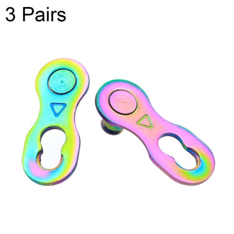 3 Pairs 6/7/8 Speed (Silver) ZH405 Mountain Road Bicycle Chain Magic Buckle Chain Quick Release Buckle, 3 Pairs 6/7/8 Speed (Silver), 3 Pairs 9 Speed (Silver), 3 Pairs 10 Speed (Silver), 3 Pairs 11 Speed (Silver), 3 Pairs 12 Speed (Silver)             ...