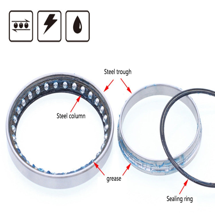 ZH411 Bicycle Headset Repair Bearing Headset Bearing, 2 PCS 41mm, 2 PCS 41.8mm, 47mm, 49mm, 52mm