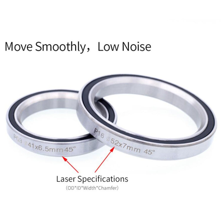 ZH411 Bicycle Headset Repair Bearing Headset Bearing, 2 PCS 41mm, 2 PCS 41.8mm, 47mm, 49mm, 52mm