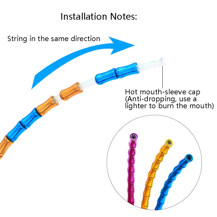 TRLREQ Mountain Road Bicycle Aluminum Alloy Brake Outer Tube Oil-Filled Fish Bone Line Tube, 1.9m Red, 1.9m Purple, 1.9m Green, 1.9m Blue, 1.9m Black, 1.9m Golden, 1.9m Silver, 1.9m Blue Golden, 1.9m Black Green