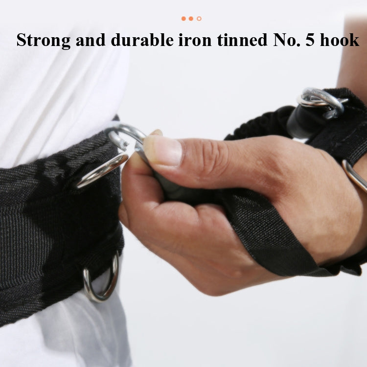 Bounce Trainer Fitness Resistance Band Boxing Suit Latex Tube Tension Rope Leg Waist Trainer, 60 Pounds, 80 Pounds, 100 Pounds, 120 Pounds, 140 Pounds, 150 Pounds