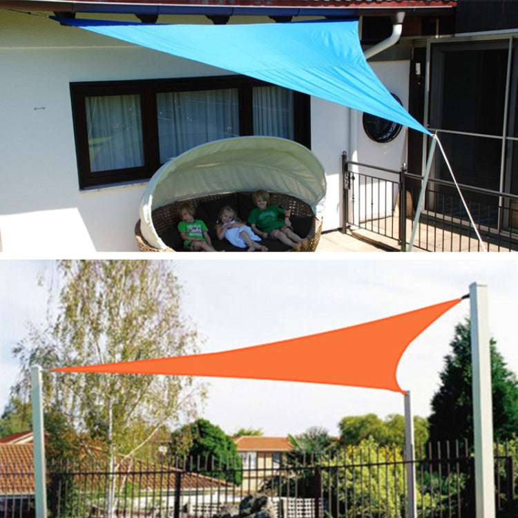 Triangle Outdoor Garden Sunshade Sail Waterproof Anti-UV Canopy, Size: 5m x 5m x 7.1m, 5m x 5m x 7.1m
