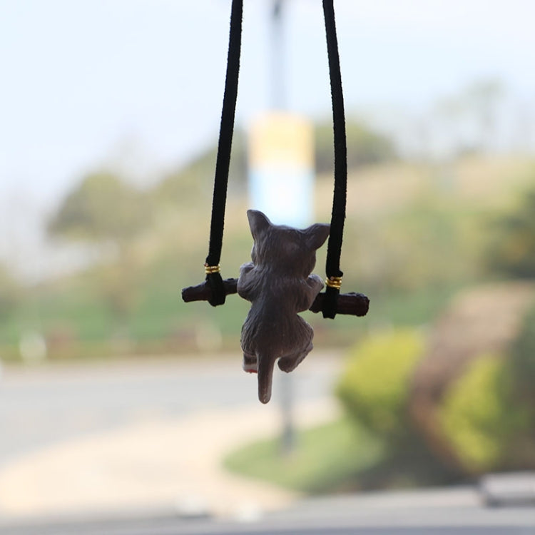 2 PCS Car Pendant Car Decoration Cat Pendant, Branches Cat