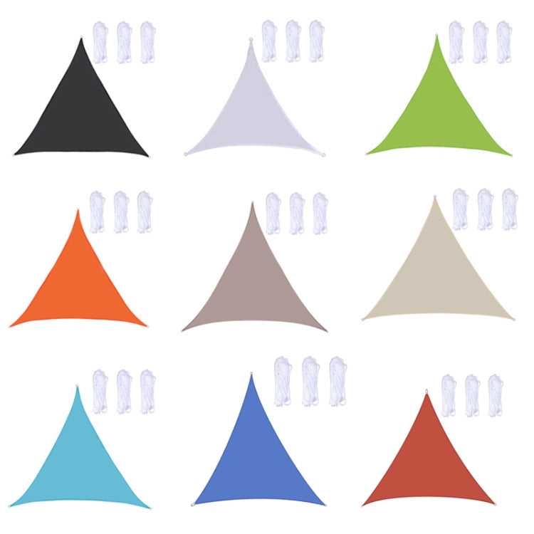 Triangle Outdoor Garden Sunshade Sail Waterproof Anti-UV Canopy, Size: 3m x 3m x 3m, 3m x 3m x 3m