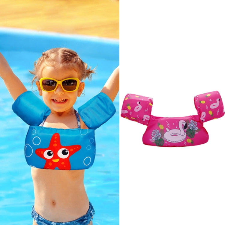 Children Play Water Swimming Gear Cartoon Buoyancy Vest, Starfish, Shell, Red Flamingo, Blue Crab, Turtle, Small Dinosaur, Little Whale, Crab
