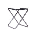Outdoor Portable Camping Folding Chair 7075 Aluminum Alloy Fishing Barbecue Stool, Size: 24.5x22.5x27cm, Camping Folding Chair (Silver Gray), Camping Folding Chair (Gold), Camping Folding Chair (Red), Camping Folding Chair (Blue)