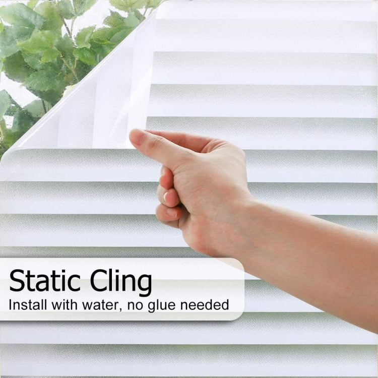 2pcs Office Privacy Glass Film Admiring Removable Large Size Blind Glass Stickers, Specification: 45cm x 1 m, 45cm x 1 m