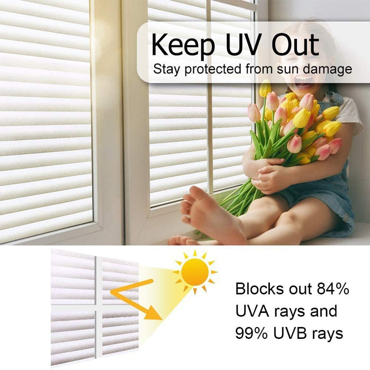 2pcs Office Privacy Glass Film Admiring Removable Large Size Blind Glass Stickers, Specification: 45cm x 1 m, 45cm x 1 m