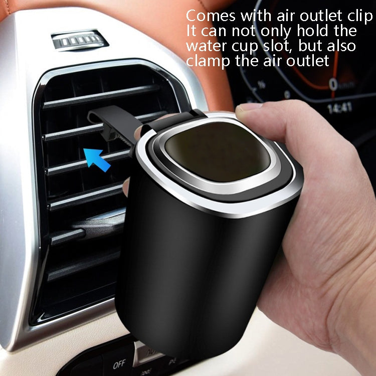 2 PCS  Car Ashtray With Cover Hanging Invisible With LED Light Car Ashtray, 2 PCS Car Ashtray
