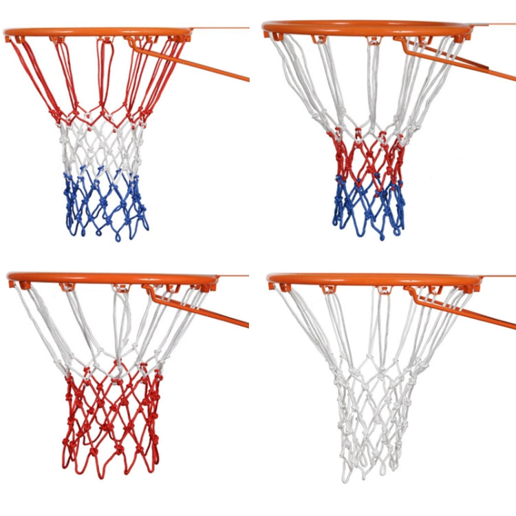 Outdoor Round Rope Basketball Net, Colour: 5.0mm Long Heavy Polyester(Red White Blue), 5.0mm Long Heavy Polyester(Red White Blue), 5.0mm Heavy Polyester(White Red Blue), 5.0mm Heavy Polyester(White Red), 5.0mm Heavy Polyester(White)                    ...