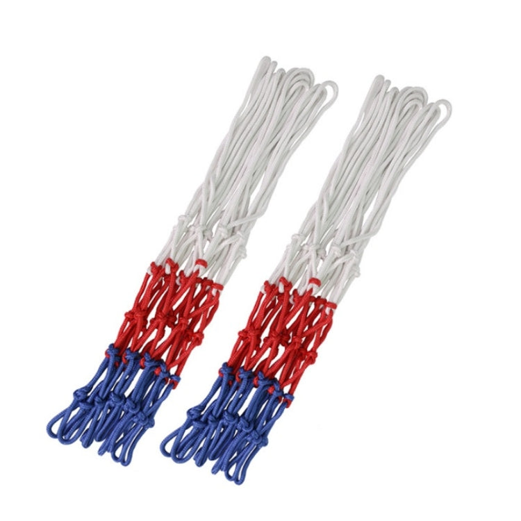 Outdoor Round Rope Basketball Net, Colour: 5.0mm Long Heavy Polyester(Red White Blue), 5.0mm Long Heavy Polyester(Red White Blue), 5.0mm Heavy Polyester(White Red Blue), 5.0mm Heavy Polyester(White Red), 5.0mm Heavy Polyester(White)                    ...