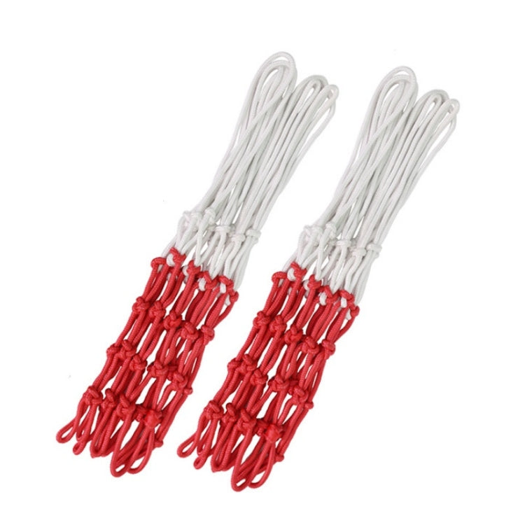 Outdoor Round Rope Basketball Net, Colour: 5.0mm Long Heavy Polyester(Red White Blue), 5.0mm Long Heavy Polyester(Red White Blue), 5.0mm Heavy Polyester(White Red Blue), 5.0mm Heavy Polyester(White Red), 5.0mm Heavy Polyester(White)                    ...