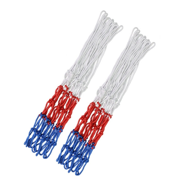 Outdoor Round Rope Basketball Net, Colour: 5.0mm Long Heavy Polyester(Red White Blue), 5.0mm Long Heavy Polyester(Red White Blue), 5.0mm Heavy Polyester(White Red Blue), 5.0mm Heavy Polyester(White Red), 5.0mm Heavy Polyester(White)                    ...