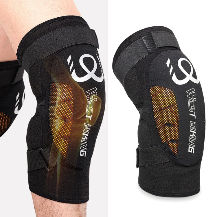 WEST BIKING YP1301056 Sports Knee Pads Cycling Running Non-Slip Knee Joint Covers, Style:, Single Left, Single Right, A Pair