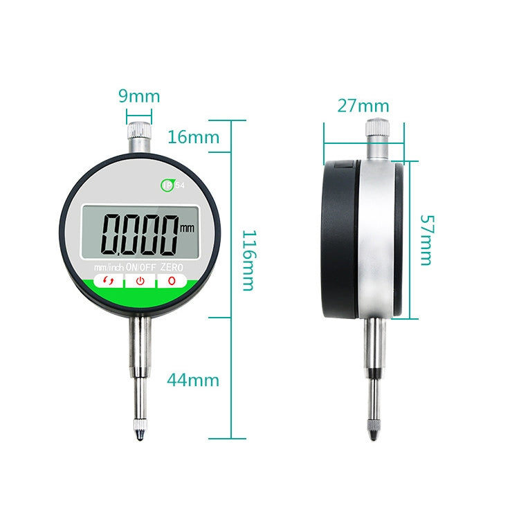 0-12.7mm Waterproof And Dustproof Digital Indicator For Stroke Measurement, 0-12.7mm Measurement