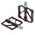 1 Pair PROMEND Titanium Axle Carbon Tube Bicycle Pedal Mountain Bike Road Bike 3 Palin Pedal, PD-M86C-TI, PD-R87C-TI