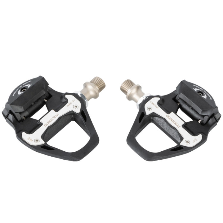 1 Pair PROMEND PD-R97P Bicycle Self-Locking Pedal Road Bike Nylon Lock Pedal SPD System Cassette Palin Pedal, PD-R97P
