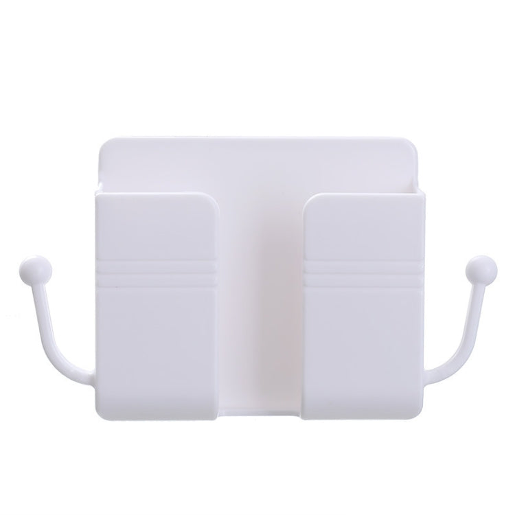 10 PCS Wall-Mounted Remote Control Storage Box Bedside Mobile Phone Charging Stand, 10 PCS White, 10 PCS Yellow, 10 PCS Green, 10 PCS Blue, 10 PCS Pink
