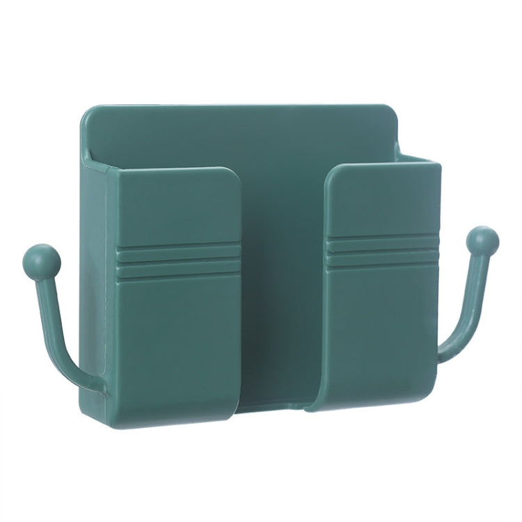 10 PCS Wall-Mounted Remote Control Storage Box Bedside Mobile Phone Charging Stand, 10 PCS White, 10 PCS Yellow, 10 PCS Green, 10 PCS Blue, 10 PCS Pink