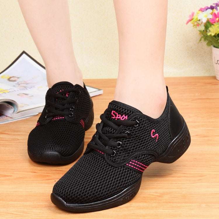 Soft Bottom Mesh Breathable Modern Dance Shoes Heightening Shoes for Women, 36, 37, 38, 39, 40, 41