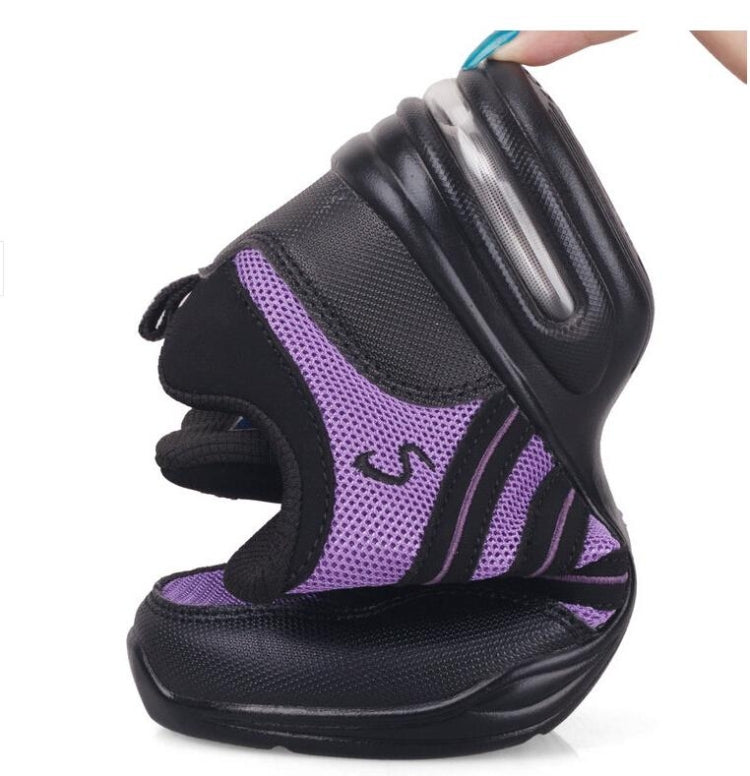 Soft Bottom Mesh Breathable Modern Dance Shoes Heightening Shoes for Women, 36, 37, 38, 39, 40, 41