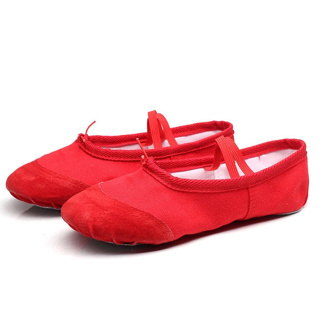 Flats Soft Ballet Shoes Latin Yoga Dance Sport Shoes for Children & Adult, 23, 24, 25, 26, 27, 28, 29, 30, 31