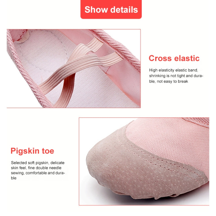 Flats Soft Ballet Shoes Latin Yoga Dance Sport Shoes for Children & Adult, 41, 42, 43, 44, 45
