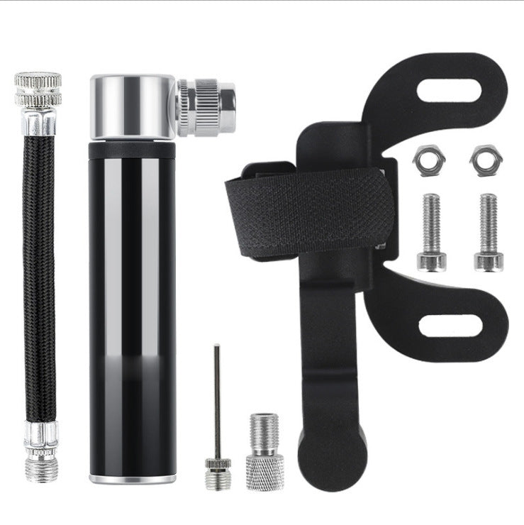 Manual Mini Portable Bicycle Aluminum Alloy Pump Basketball Football Inflatable Cylinder, Aluminum Alloy Pump(Black), Aluminum Alloy Pump(Red), Aluminum Alloy Pump(Silver)