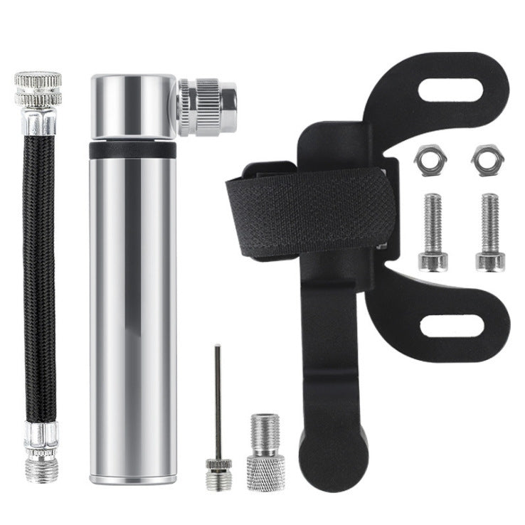 Manual Mini Portable Bicycle Aluminum Alloy Pump Basketball Football Inflatable Cylinder, Aluminum Alloy Pump(Black), Aluminum Alloy Pump(Red), Aluminum Alloy Pump(Silver)