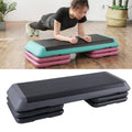 110cm Fitness Pedal Adjustable Sports Yoga Fitness Aerobics Pedal, Gray Motherboard + 4 Black Base, Red Motherboard + 4 Black Base, Grass Green Motherboard + 4 Grass Green Bases, Dark Green Motherboard + 4 Red Base, Dark Green Motherboard + 4 Black Bas...