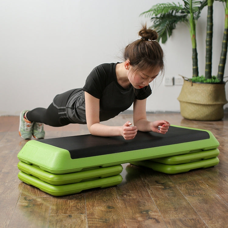 110cm Fitness Pedal Adjustable Sports Yoga Fitness Aerobics Pedal, Gray Motherboard + 4 Black Base, Red Motherboard + 4 Black Base, Grass Green Motherboard + 4 Grass Green Bases, Dark Green Motherboard + 4 Red Base, Dark Green Motherboard + 4 Black Bas...